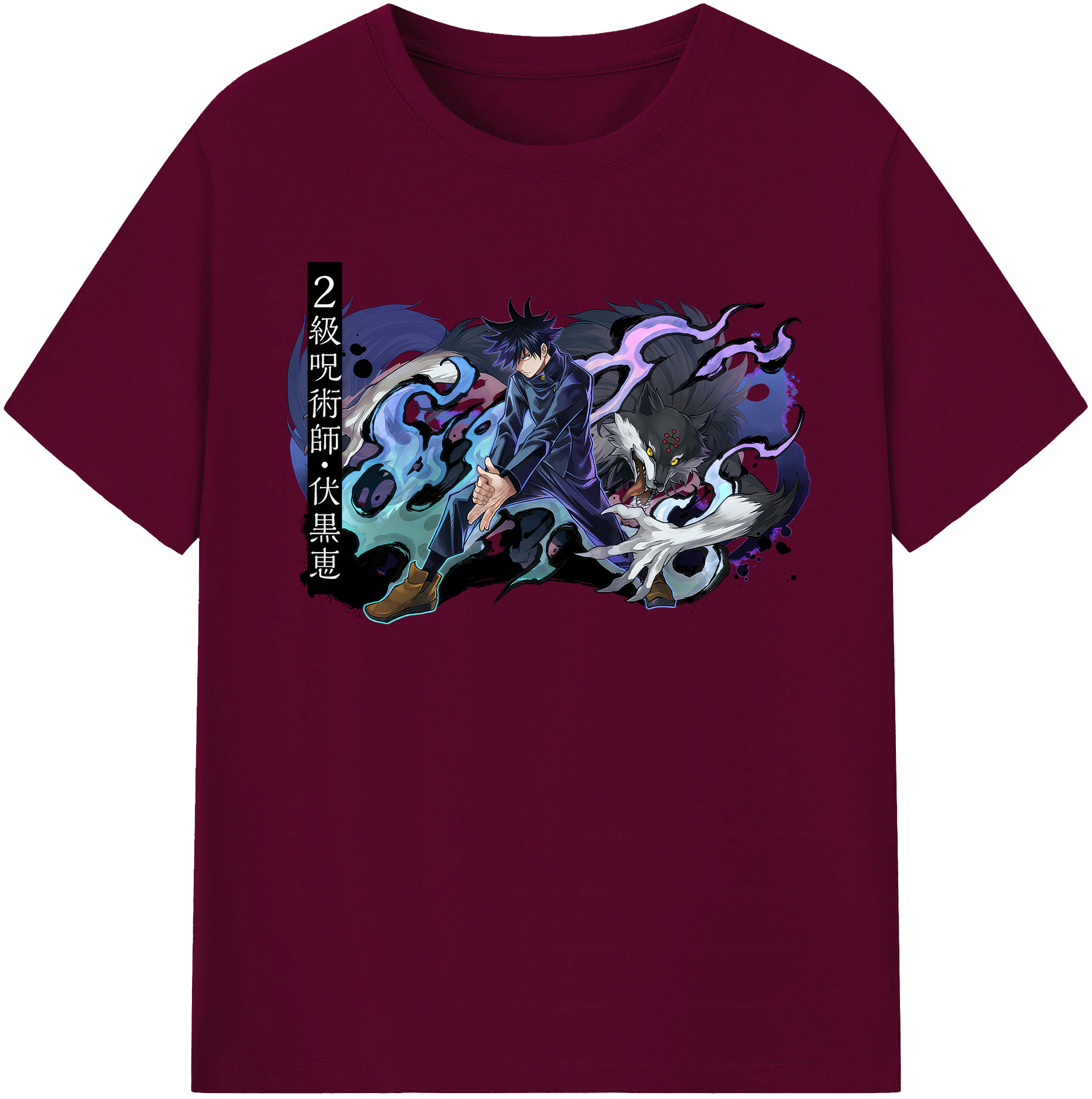 （画像用） 呪術廻戦 Jujutsu Kaisen レディースカジュアルプリントTシャツ（綿100％）